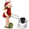 Design Toscano Polly the Lady Bug Fairy Garden Helper Statue DS18026